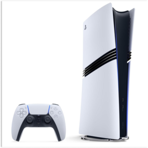 Sony, PlayStation 5 Pro, PS5 avec 1 Manette Sans Fil DualSense, Couleur : Blanche