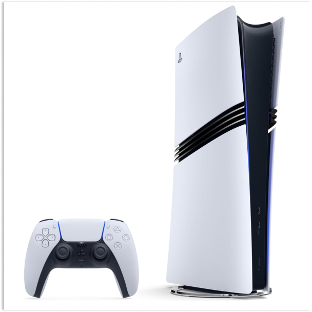 Sony, PlayStation 5 Pro, PS5 avec 1 Manette Sans Fil DualSense, Couleur : Blanche Sony, PlayStation 5 Pro, PS5 avec 1 Manette Sans Fil DualSense, Couleur : Blanche